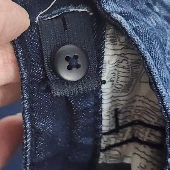 OshKosh B'gosh Kids Blue Patterned Jeans - Picture 12 of 16